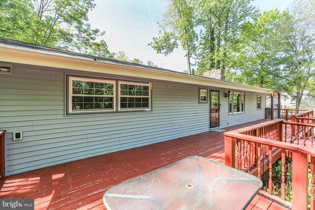 100 Musket Ln, Locust Grove, VA 22508 - view of wooden deck