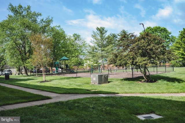 view of property's community
