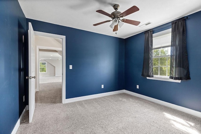 1916 Tinkling Spring Rd, Stuarts Draft, VA 24477 - carpeted spare room with ceiling fan and baseboards