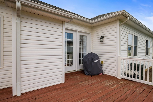 902 Waterton St, Staunton, VA 24401 - wooden deck with area for grilling