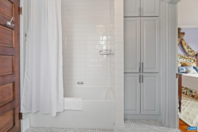 356 Routier Hill Rd, Hot Springs, VA 24445 - full bath featuring shower / tub combo with curtain