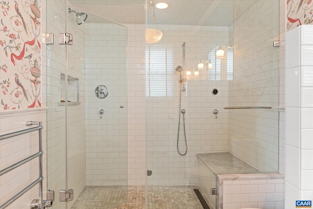 356 Routier Hill Rd, Hot Springs, VA 24445 - bathroom with a stall shower