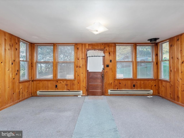 772 Kauffmans Mill Rd, Luray, VA 22835 - unfurnished sunroom featuring baseboard heating