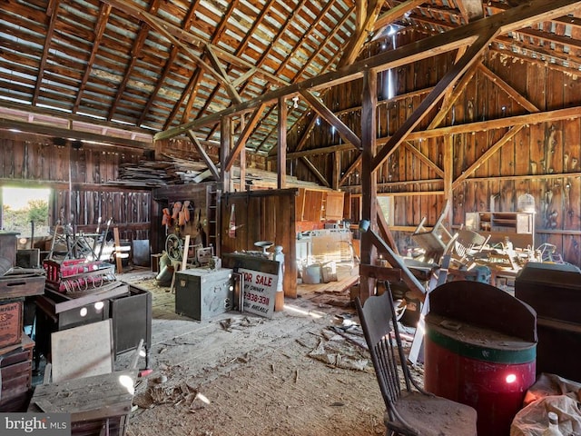 772 Kauffmans Mill Rd, Luray, VA 22835 - miscellaneous room featuring high vaulted ceiling