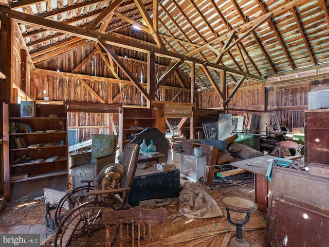 772 Kauffmans Mill Rd, Luray, VA 22835 - misc room with high vaulted ceiling