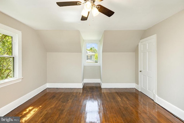 199 Peliso Ave, Orange, VA 22960 - bonus room featuring hardwood / wood-style floors, plenty of natural light, vaulted ceiling, and baseboards