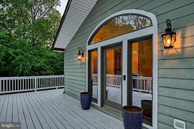 7312 Sugar Hollow Rd, Orange, VA 22960 - view of wooden terrace