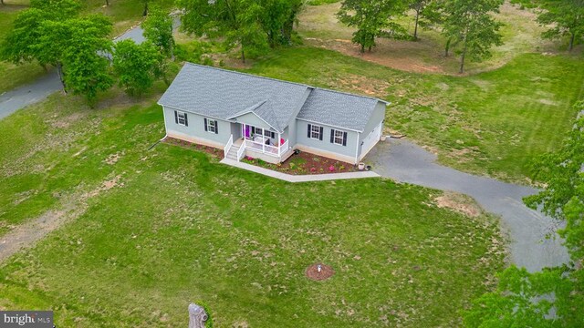  - aerial view of property and surrounding area