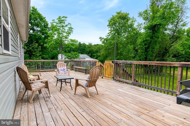  - view of wooden terrace