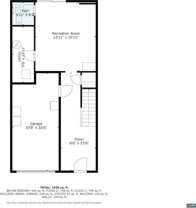 6031 Mccomb St, Crozet, VA 22932 - view of property floor plan
