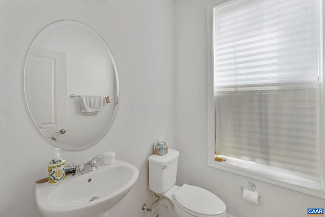 6031 Mccomb St, Crozet, VA 22932 - half bath with a sink and toilet