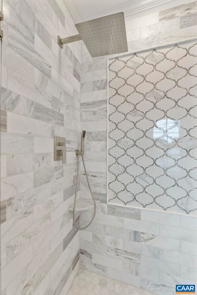 1108 E Jefferson St, Charlottesville, VA 22902 - bathroom with a tile shower