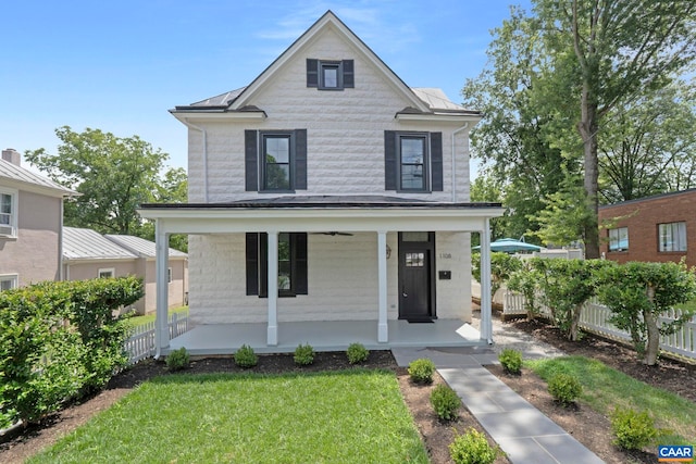 1108 E Jefferson St, Charlottesville, VA 22902 - view of front of property featuring covered porch