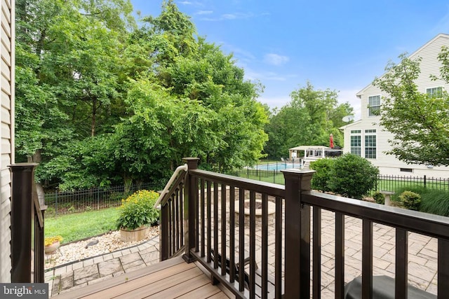  - view of wooden terrace