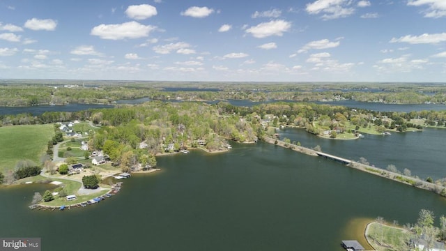 3704 Elk Creek Rd, Mineral, VA 23117 - drone / aerial view with a water view