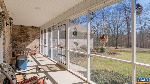 2273 Bloomer Springs Rd, Mcgaheysville, VA 22840 - view of unfurnished sunroom