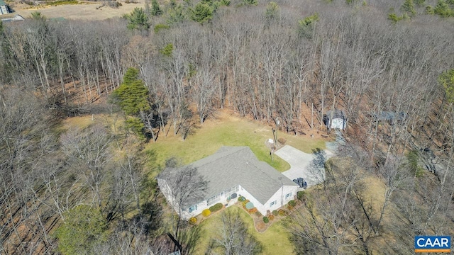 2273 Bloomer Springs Rd, Mcgaheysville, VA 22840 - drone / aerial view featuring a forest view