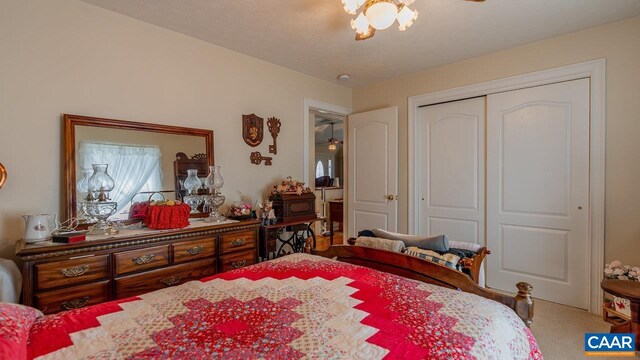 2273 Bloomer Springs Rd, Mcgaheysville, VA 22840 - carpeted bedroom with a closet