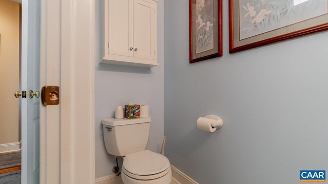2273 Bloomer Springs Rd, Mcgaheysville, VA 22840 - bathroom with toilet and baseboards