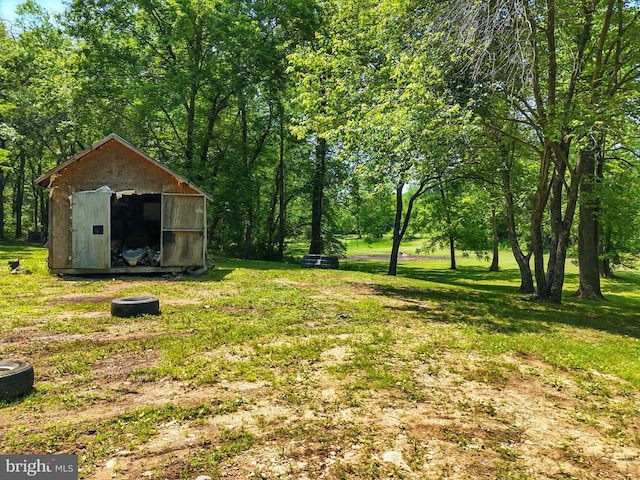  - view of grassy yard
