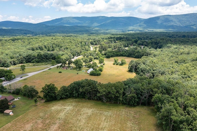 1655 Howardsville Tpke, Stuarts Draft, VA 24477 - birds eye view of property with a mountain view and a view of trees