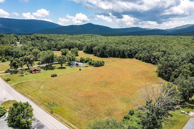 1655 Howardsville Tpke, Stuarts Draft, VA 24477 - aerial view with a mountain view, a rural view, and a forest view