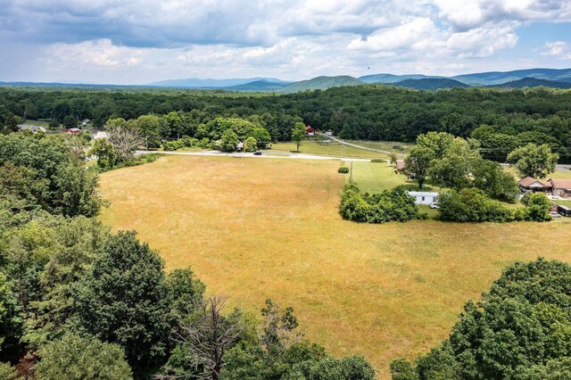 1655 Howardsville Tpke, Stuarts Draft, VA 24477 - drone / aerial view with a mountain view, a wooded view, and a rural view