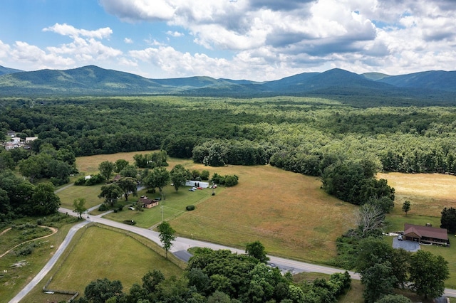 1655 Howardsville Tpke, Stuarts Draft, VA 24477 - birds eye view of property with a rural view, a mountain view, and a view of trees
