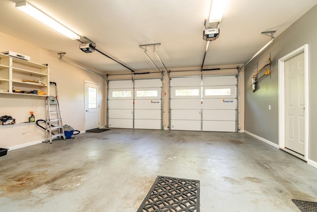 3953 Cavalry Ln, Penn Laird, VA 22846 - garage featuring a garage door opener and baseboards