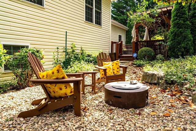 3953 Cavalry Ln, Penn Laird, VA 22846 - view of patio / terrace with a deck