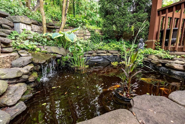 3953 Cavalry Ln, Penn Laird, VA 22846 - view of yard featuring a small pond