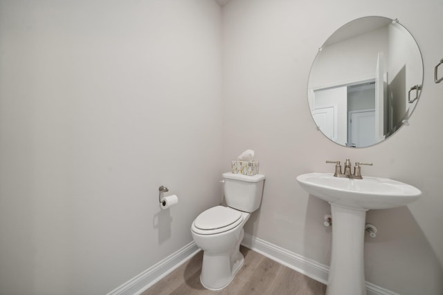 TBD Fairfield Dr, Staunton, VA 24401 - bathroom featuring wood finished floors, toilet, and baseboards