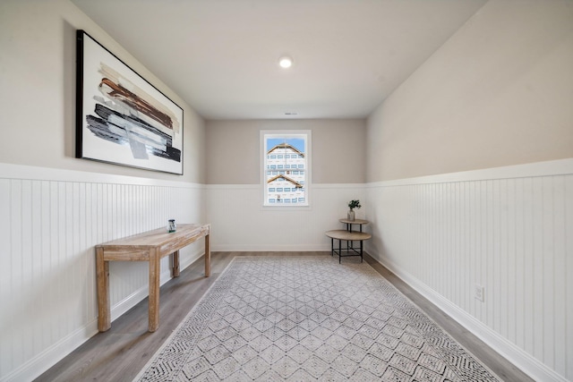 TBD Fairfield Dr, Staunton, VA 24401 - empty room with a wainscoted wall and wood finished floors