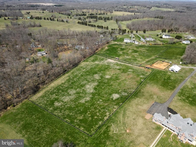 view of property location with rural landscape