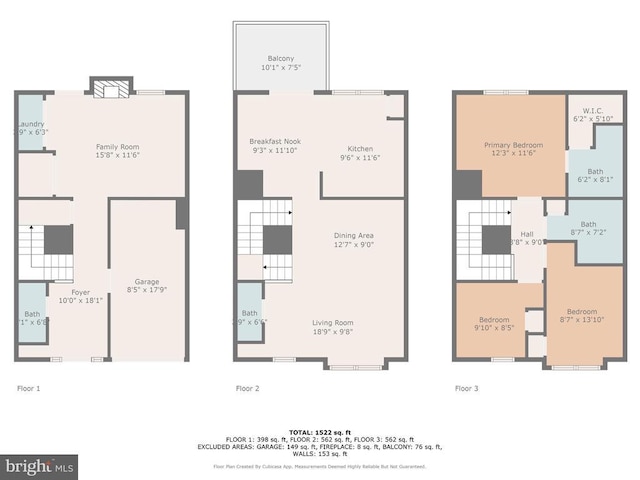 7207 Finch Ln, Fredericksburg, VA 22407 - floor plan / room layout
