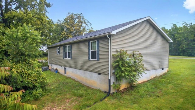 4767 Ox Rd S, Edinburg, VA 22824 - view of side of home with crawl space and a yard