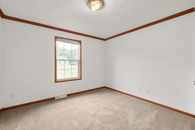 4767 Ox Rd S, Edinburg, VA 22824 - carpeted spare room featuring baseboards and ornamental molding