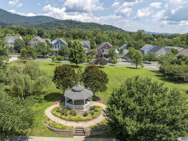 1875 Clay Dr, Crozet, VA 22932 - aerial perspective of suburban area featuring mountains