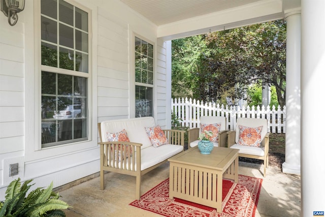 1875 Clay Dr, Crozet, VA 22932 - porch featuring outdoor lounge area