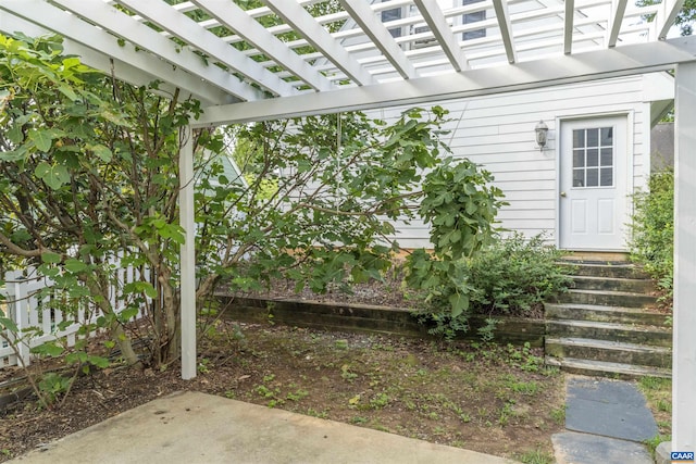 1875 Clay Dr, Crozet, VA 22932 - view of patio featuring a pergola
