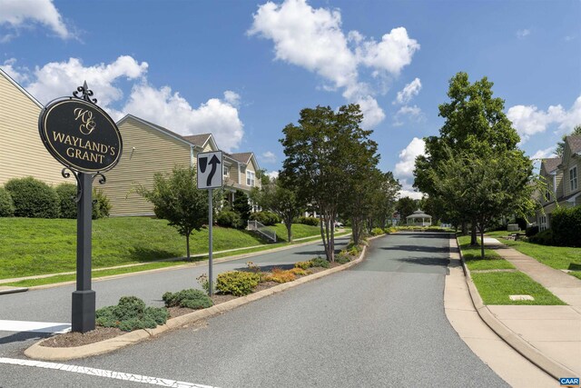 1875 Clay Dr, Crozet, VA 22932 - view of asphalt street featuring sidewalks and curbs