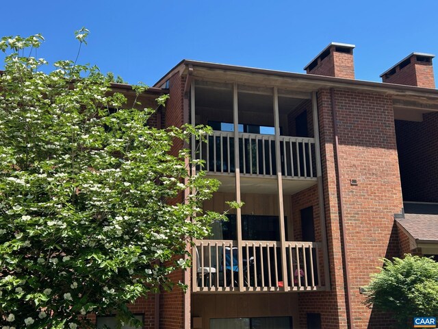 view of property