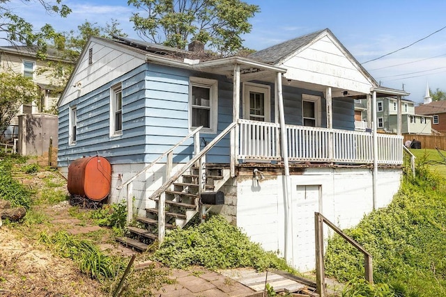267 Shiloh Ave, Waynesboro, VA 22980 - view of front of home featuring a chimney and covered porch
