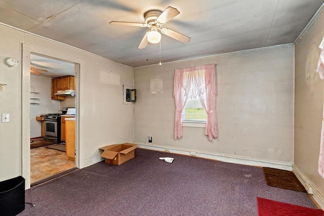 267 Shiloh Ave, Waynesboro, VA 22980 - empty room with carpet, a ceiling fan, and baseboards