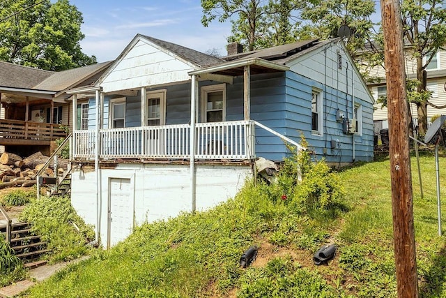 267 Shiloh Ave, Waynesboro, VA 22980 - view of front of property with a porch, a chimney, and stairway