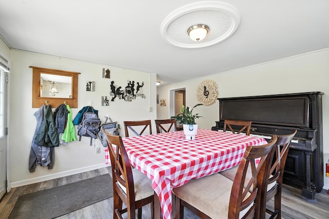 5226 Dogwood Dr, Mount Jackson, VA 22842 - dining area with wood finished floors