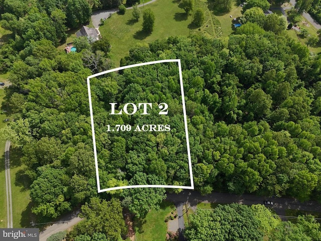  - aerial overview of property's location with property parcel outlined