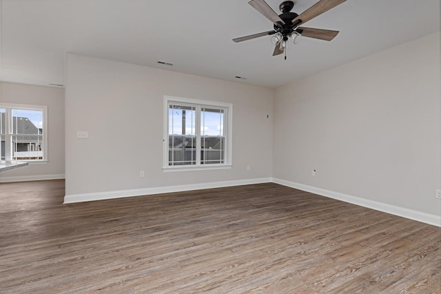 LOT154 Langley Dr, Waynesboro, VA 22980 - unfurnished room featuring wood finished floors, ceiling fan, and baseboards
