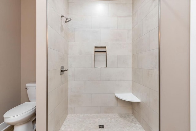 LOT154 Langley Dr, Waynesboro, VA 22980 - bathroom with tiled shower and toilet
