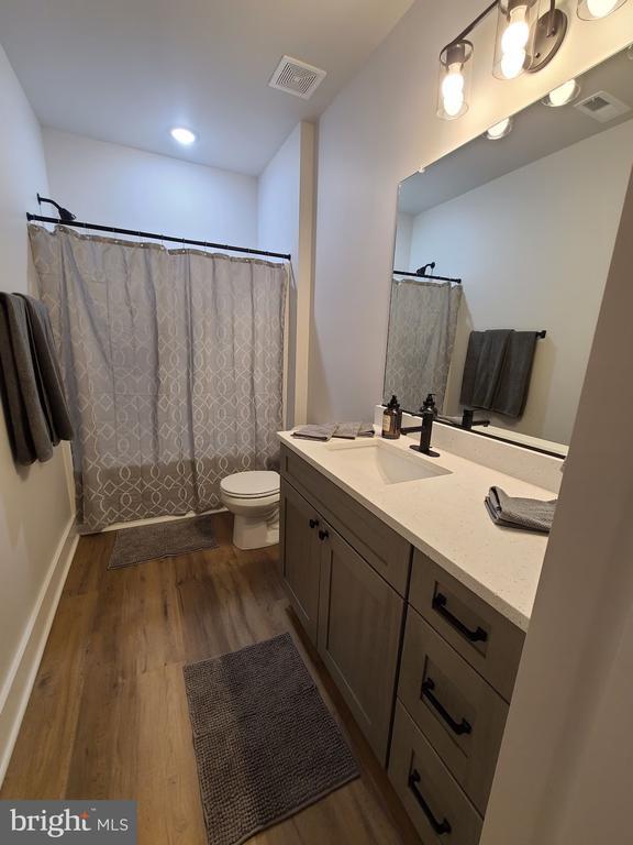 150 Winchester Trl, Mineral, VA 23117 - bathroom with wood finished floors and vanity